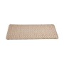 Alfombra de baño Trenzado Beige PVC (38 x 0,03 x 78 cm) (12 Unidades)