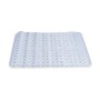 Alfombra de baño Trenzado Transparente PVC (0,03 x 50 x 50 cm) (12 Unidades)