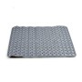 Tapis de bain Tressé Gris PVC (0,03 x 50 x 50 cm) (12 Unités)