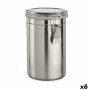 Bote Plateado Acero Inoxidable (1 L) (6 Unidades)