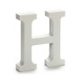 Lettre H Bois Blanc (2 x 16 x 14,5 cm) (24 Unités)