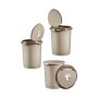 Poubelle Beige Plastique 50 L (46 x 51 x 48 cm) (8 Unités)