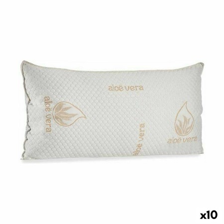 Almohada ALOE 70 x 15 x 40 cm Blanco (10 Unidades) (12 Unidades)