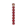 Ensemble de boules de Noël Rouge PVC (7 x 8 x 7 cm) (24 Unités)
