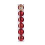 Set de Bolas de Navidad Rojo PVC (8 x 9 x 8 cm) (25 Unidades)