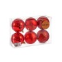 Set de Bolas de Navidad Rojo PVC (Ø 8 cm) (24 Unidades)