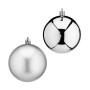 Set de Bolas de Navidad Plateado Plástico (8 x 9 x 8 cm) (24 Unidades)