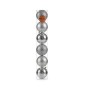 Set de Bolas de Navidad Plateado PVC (8 x 48 x 8 cm) (24 Unidades)
