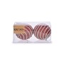 Set de Bolas de Navidad Ø 10 cm Rosa PVC (24 Unidades)