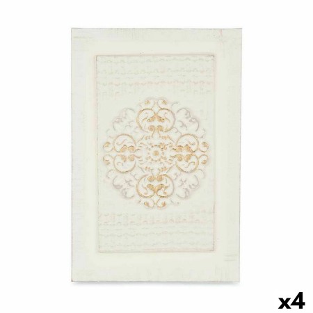 Lienzo Mandala Con relieve (35 x 50 x 3 cm) (4 Unidades)