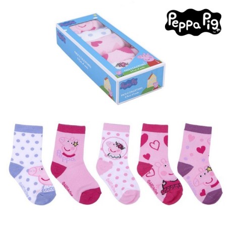 Chaussettes Peppa Pig (5 paires) Multicouleur