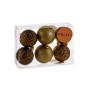 Ensemble de boules de Noël Ø 6 cm Vert PVC (12 Unités)