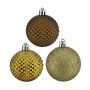 Ensemble de boules de Noël Ø 6 cm Vert PVC (12 Unités)