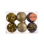 Ensemble de boules de Noël Ø 7 cm Vert PVC (12 Unités)
