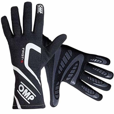 Gants de conduite pour hommes OMP First-S Noir (Taille M)