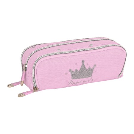 Trousse d'écolier Moos Magic Girls Rose (21 x 8 x 8 cm)