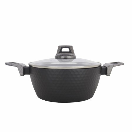 Cacerola Amercook Con Tapa Negro Aluminio (Ø 20 cm)