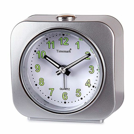 Reloj Despertador Timemark Plateado