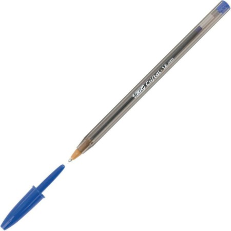 Bolígrafo Bic Cristal Large 0,42 mm Azul (50 Unidades)