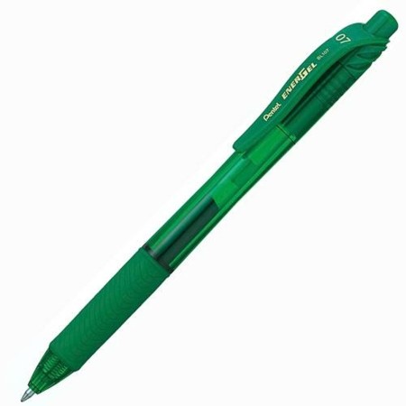 Bolígrafo Pentel EnerGel 0,35 mm Verde (12 Unidades)