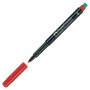 Rotulador permanente Faber-Castell Multimark 1525 M Rojo (10 Unidades)