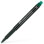 Marqueur permanent Faber-Castell Multimark 1525 M Vert (10 Unités)