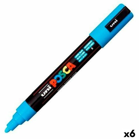 Rotuladores POSCA PC-5M Azul (6 Unidades)