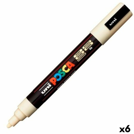 Rotuladores POSCA PC-5M Marfil (6 Unidades)