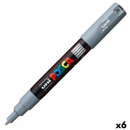 Rotuladores POSCA PC-1M Gris (6 Unidades)