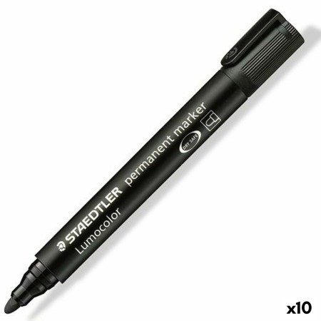 Marqueur permanent Staedtler Lumocolor 352-9 Noir (10 Unités)