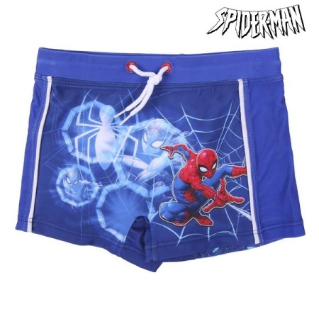 Boxer de Bain pour Enfants Spiderman Bleu