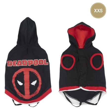 Sudadera para Perro Deadpool XXS Negro