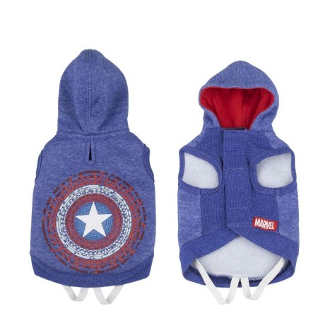 Sudadera para Perro Marvel XS Azul