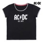 Pyjama D'Été ACDC Femme Noir