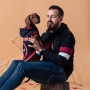 Pull pour Chien Deadpool L Noir