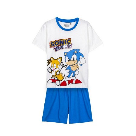 Pijama Infantil Sonic Azul