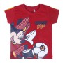 T shirt à manches courtes Enfant Minnie Mouse Rouge