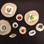 Plateau apéritif Ariane Alaska Carré Mini Céramique Blanc (11,4 x 11,4 cm) (18 Unités)