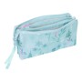 Trousse Fourre-Tout Triple Frozen One heart Vert turquoise (22 x 12 x 3 cm)