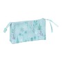 Trousse Fourre-Tout Triple Frozen One heart Vert turquoise (22 x 12 x 3 cm)