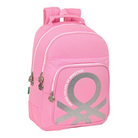Cartable Benetton Rose (32 x 42 x 15 cm)