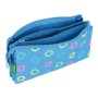 Estuche Escolar Benetton Hoop Azul (22 x 12 x 3 cm)