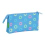 Estuche Escolar Benetton Hoop Azul (22 x 12 x 3 cm)