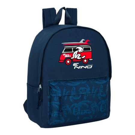 Sacoche pour Portable El Niño Van Trip Blue marine (31 x 40 x 16 cm)