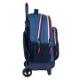 Mochila Escolar con Ruedas BlackFit8 Stamp Azul (33 x 45 x 22 cm)