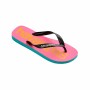 Tongs pour Femmes Havaianas Top Logomania Bleu Rose