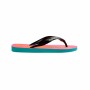 Chanclas para Mujer Havaianas Top Logomania Azul Rosa