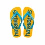 Tongs pour Femmes Havaianas Top Logomania Bleu Jaune