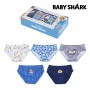 Lot de slips Baby Shark Enfant Multicouleur (5 uds)