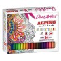 Ensemble de Marqueurs Alpino Dual Artist Multicouleur 36 Pièces